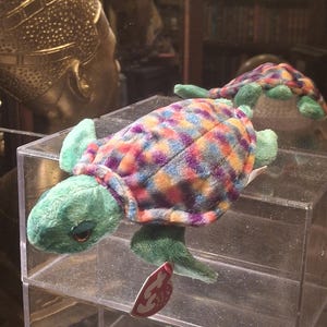 Vintage Ty Beanie Baby Zoom the Sea Turtle