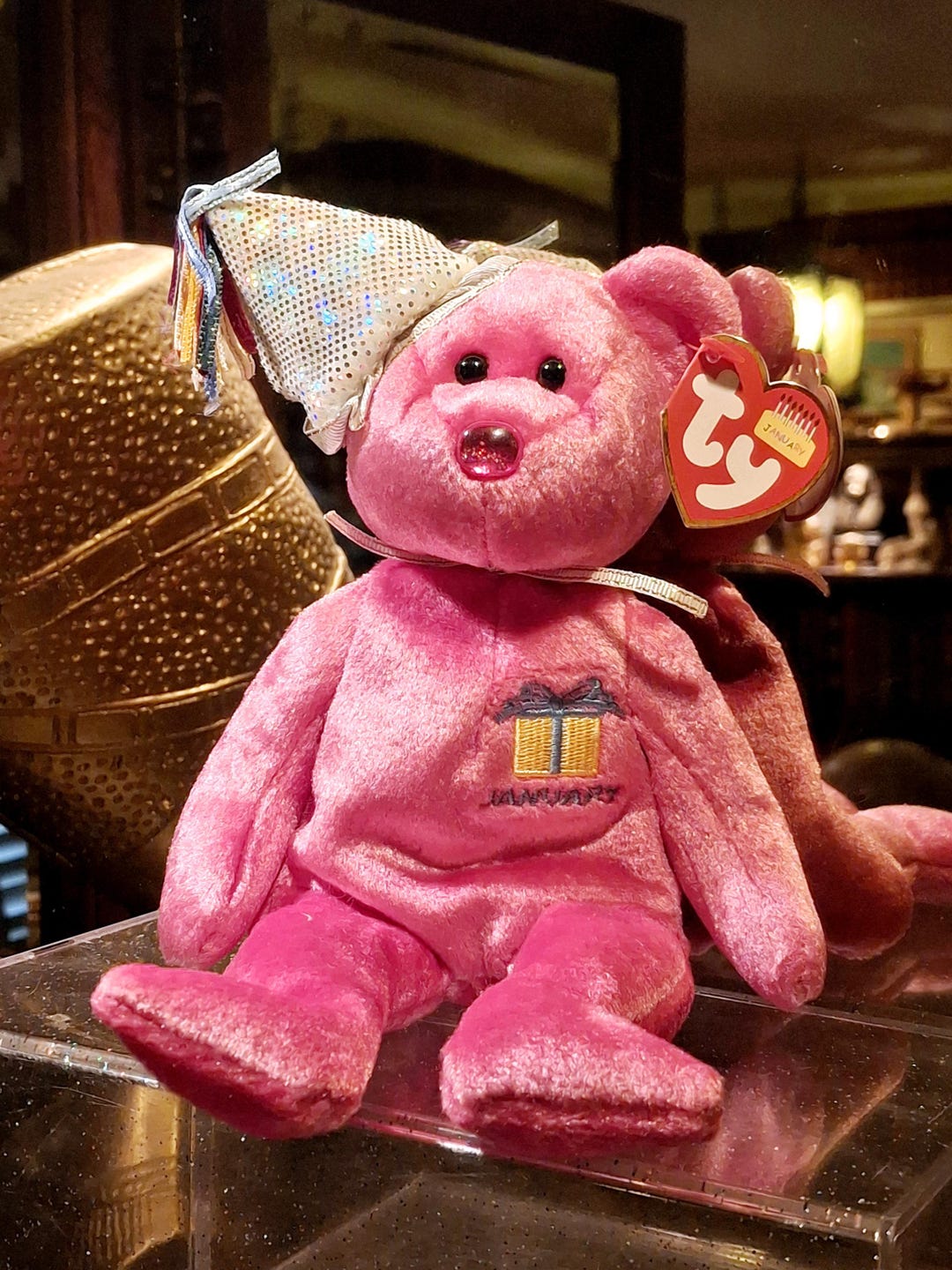 Vintage Ty Beanie Baby January Birthday Teddy Bear - Etsy