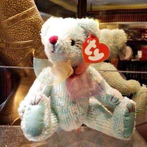Vintage Ty Attic Treasures Elizabeth Poseable Plush Teddy Bear