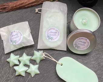 Anxiety blend aromatherapy essential oils soy wax melts chemical free candle / wax melt or scented hanger