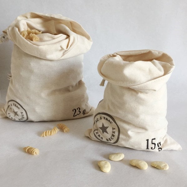Bulk bags. Waste free. By lots. 100% washed cotton.