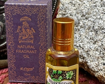 Frankincense Concentrated Perfume Oil is a highly concentrated non-alcoholic and long lasting fragrance. 10 ml Roll-On Glass Bottle.