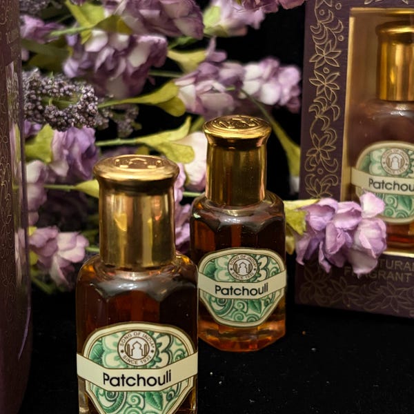 Patchouli smells earthy, woody, and musky, often compared to  forest floor after rain, with complex notes that can be spicy, smoky, sweet.