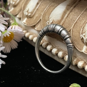 African Thin Band, Vintage Tuaregs Tribal Silver Stacking Ring,  I love the energy of the Tuaregs and their Jewelry.