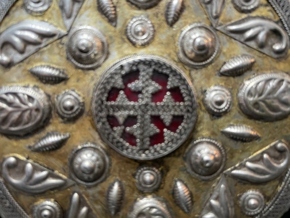 Antique Turkmen old silver amulet, Tribal Talisma… - image 4