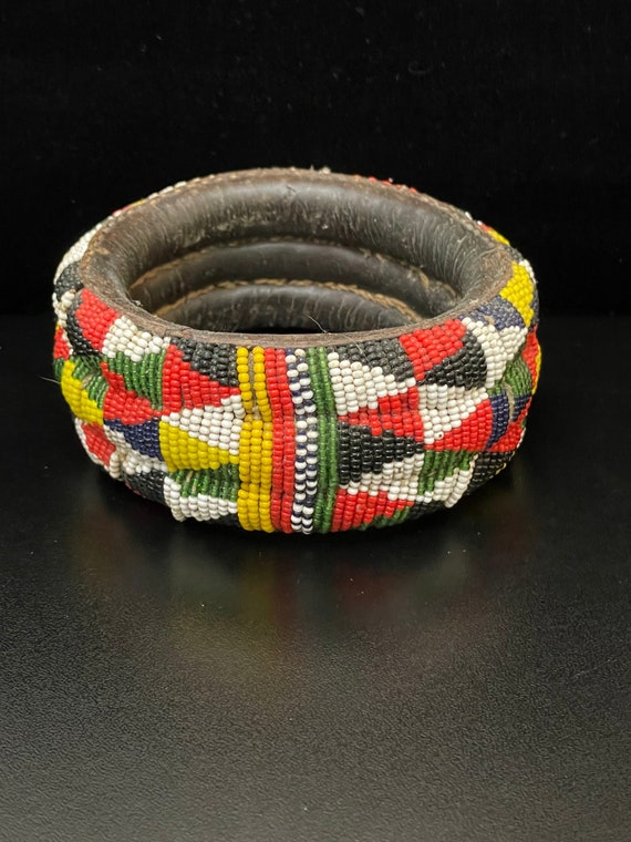 Vintage Collectable Mali Africa Beaded Bracelet, C