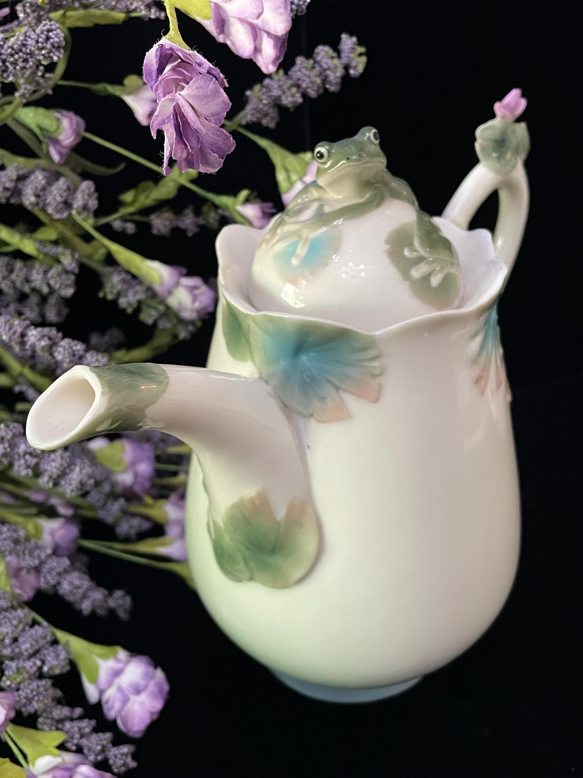 Franz Porcelain Frog - Etsy