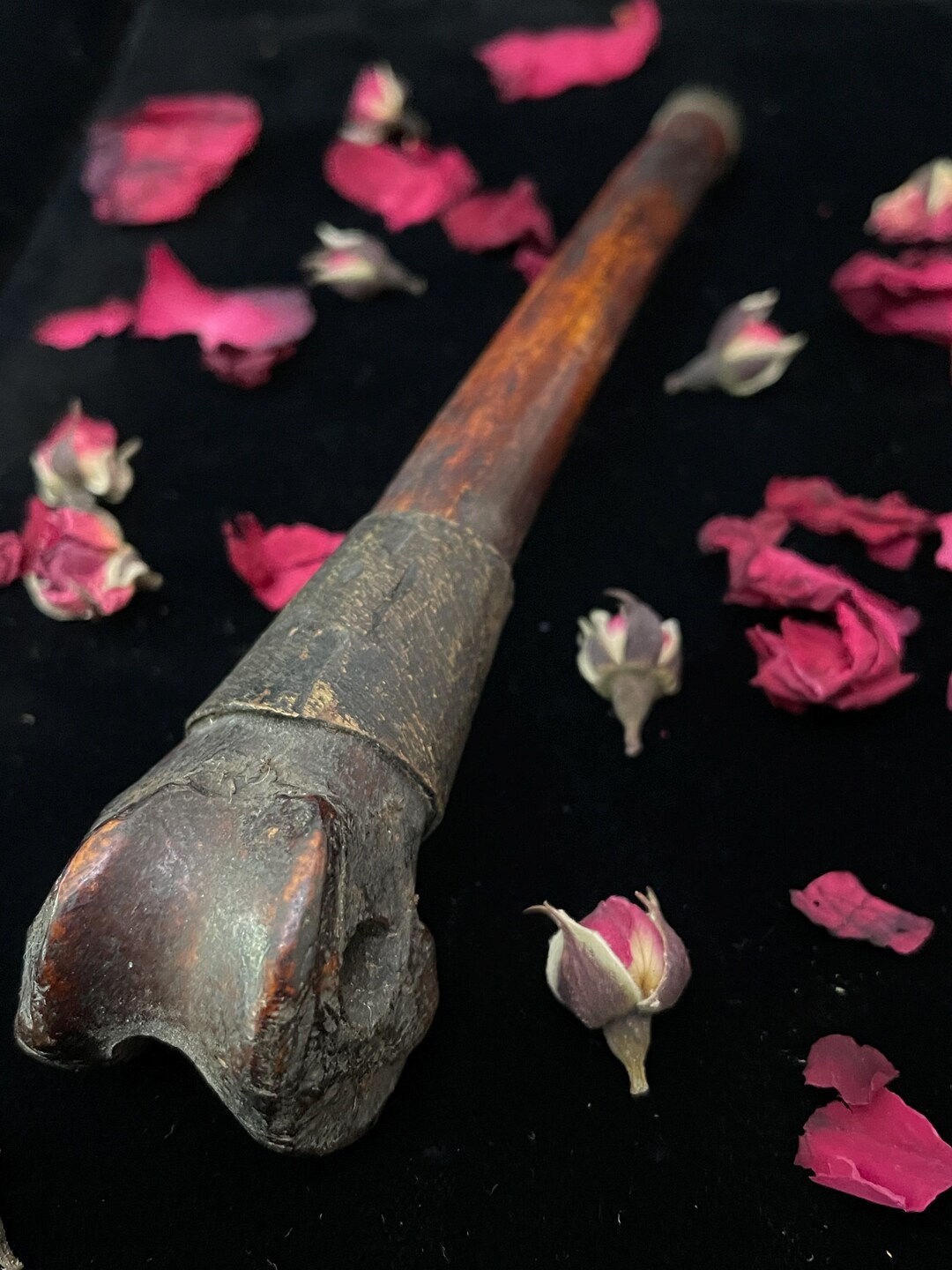 Vintage Ceremonial Bone Kangling Tibetan Ritual Trumpet,used ...