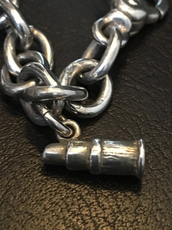 Bracelet ~ Sterling Silver Sweet 16 Charms, Heavy… - image 3