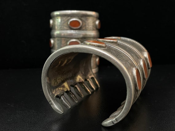 Antique Bilezik / Turkmen cuff bracelet, High gra… - image 4