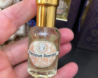 Sandalwood Natural Perfume Oil – Perfume oil from India, Glass Bottle (10ml)