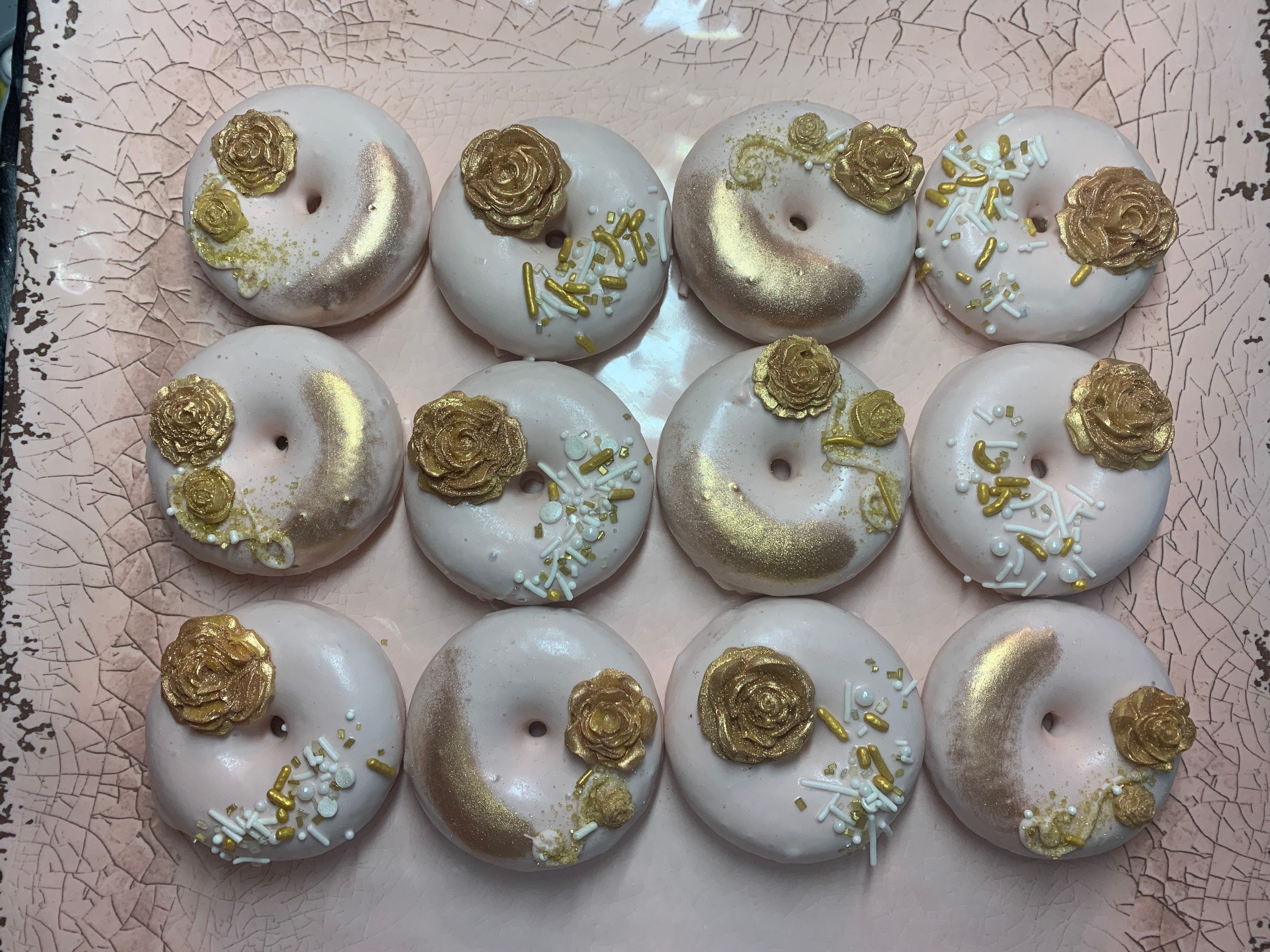 Absolutely Rose Gold mini DONUTS for WEDDING birthday Etsy