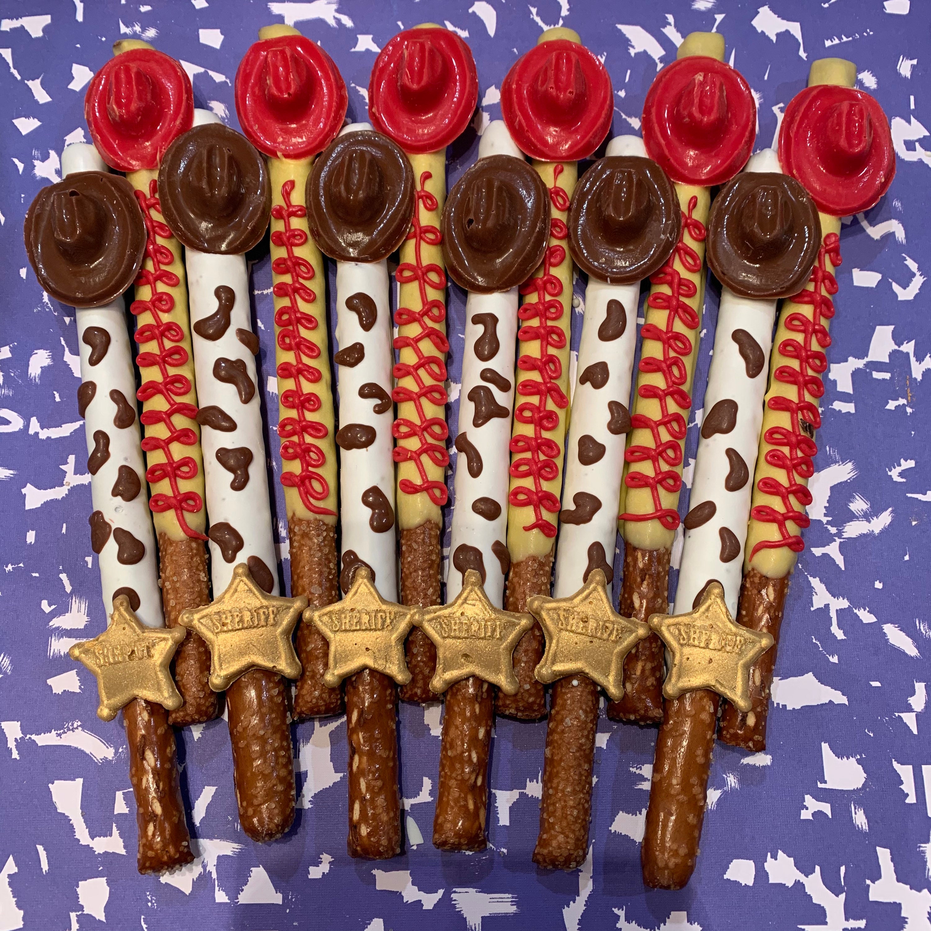 toy story pretzel rods