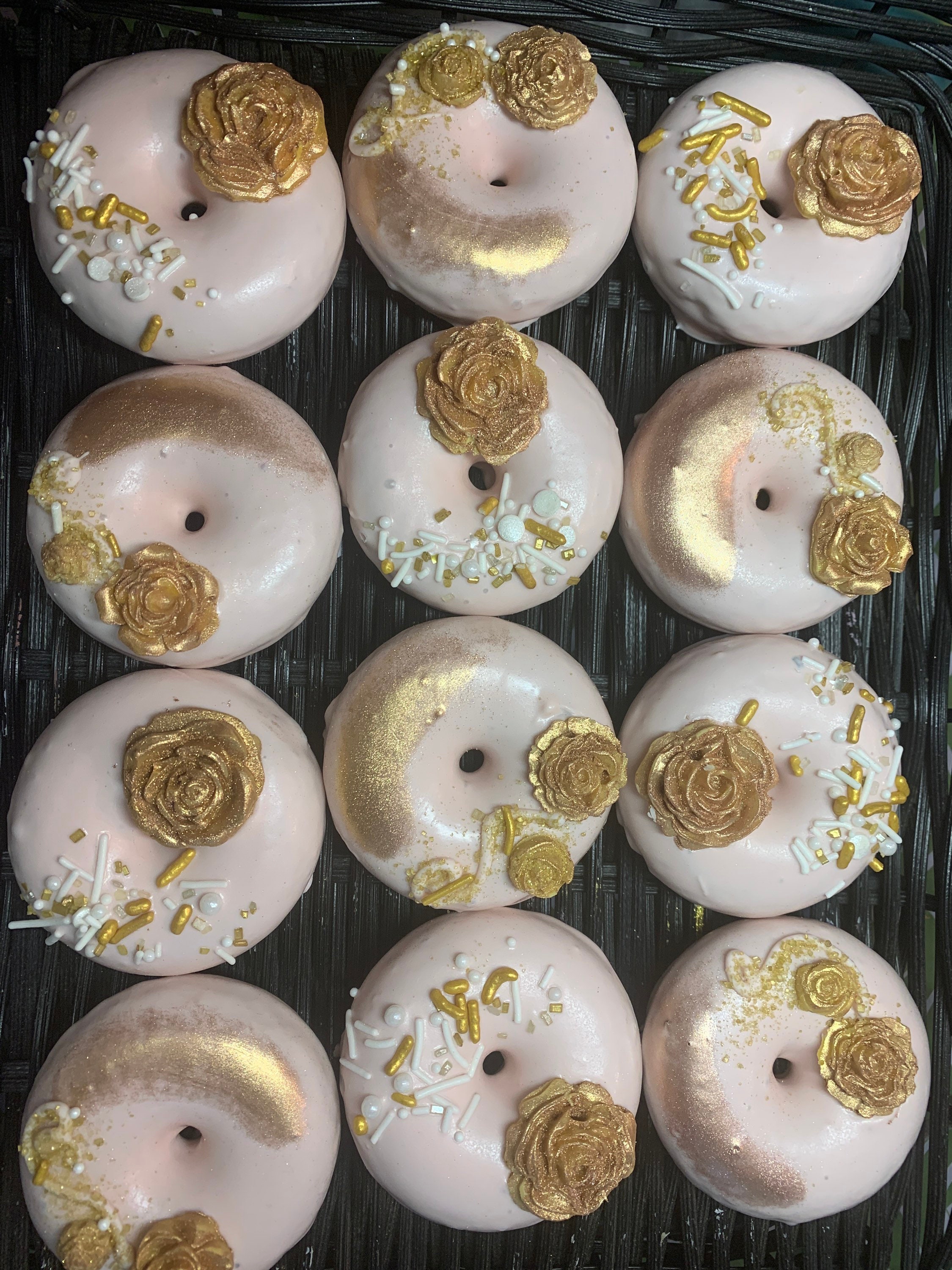 Absolutely Rose Gold mini DONUTS for WEDDING birthday Etsy