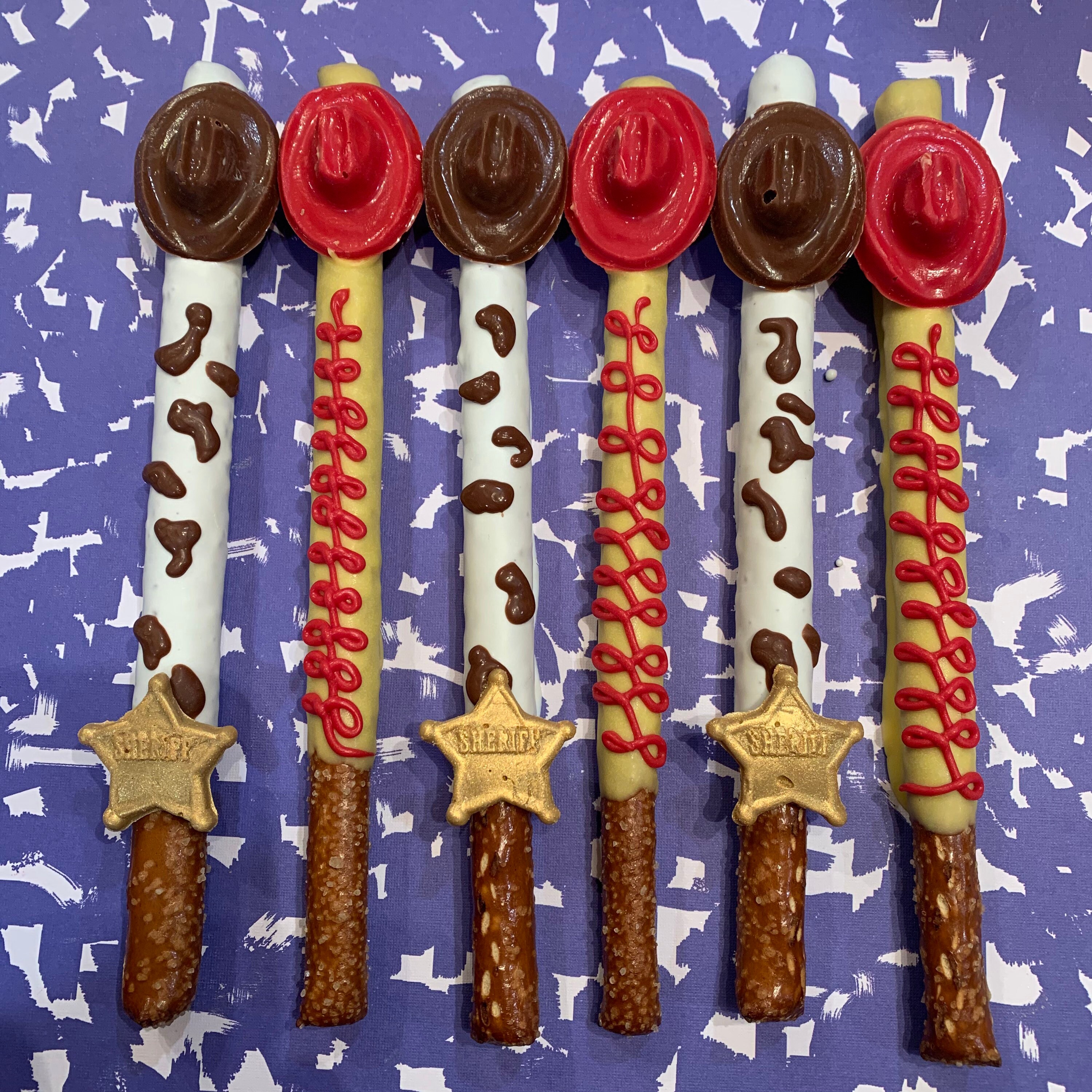 toy story pretzel rods