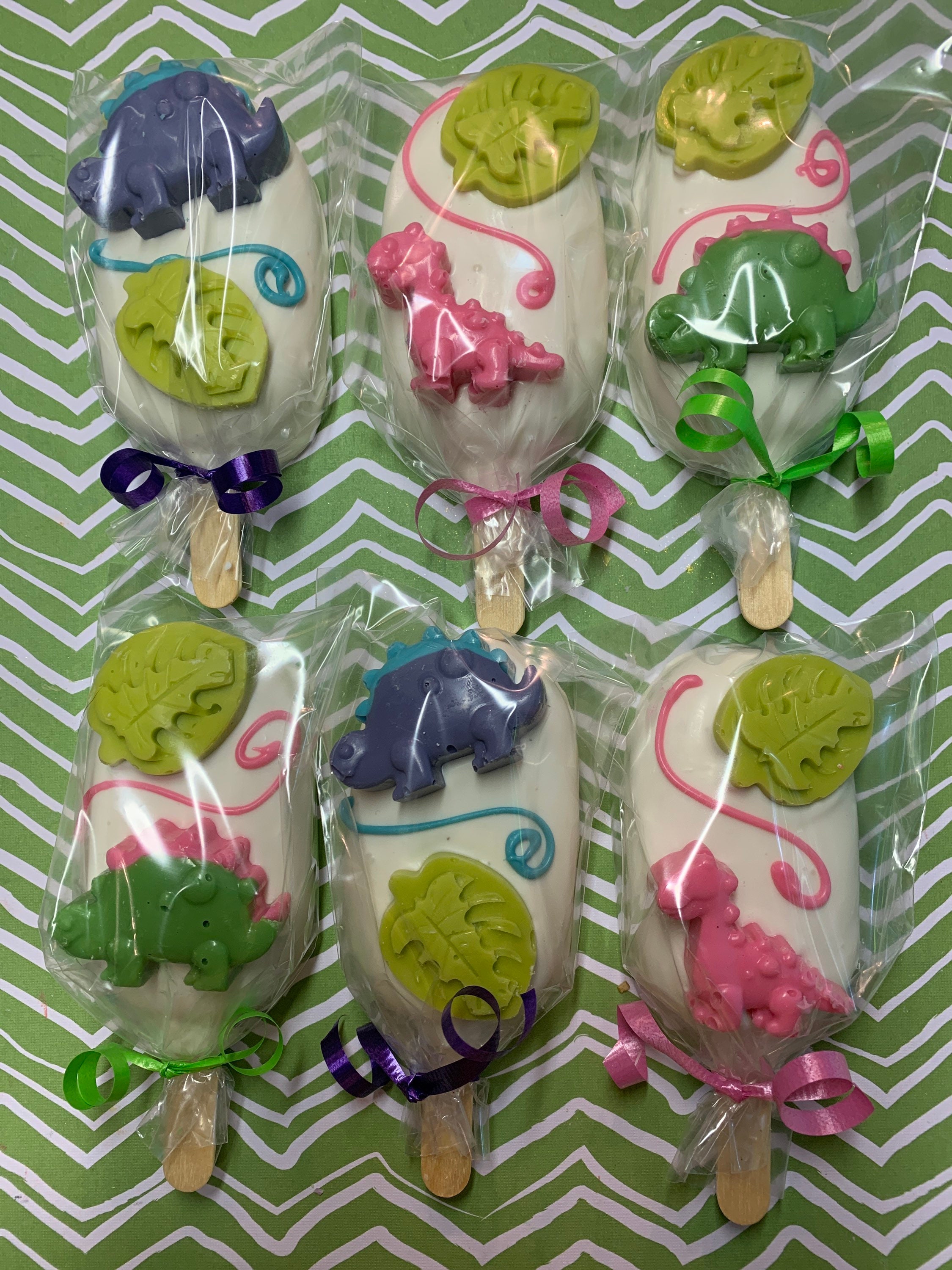 DINOSAUR Themed Cakesicles/Cake Pops and Donuts Etsy