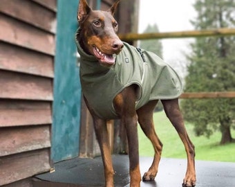 Custom Dog Coat: Waterproof Softshell Fleece, All Breeds