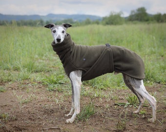dog coat - dog jacket - dog fleece coat - dog Winter coat for all breeds - custom made soft, warm, double fleece winter coat