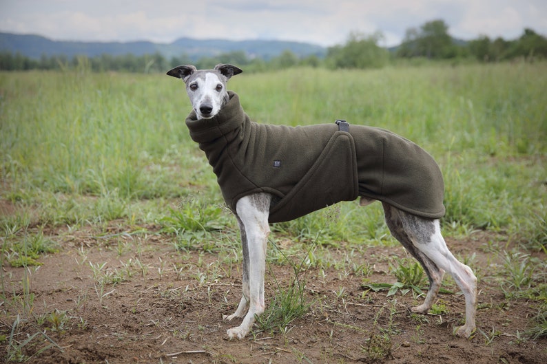 Maßgeschneiderte Hundemäntel für alle Rassen Hunde Wintermantel aus weichem und warmem Doppel-Fleece Bild 1