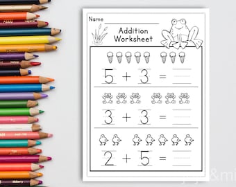 Kindergarten math worksheets xl