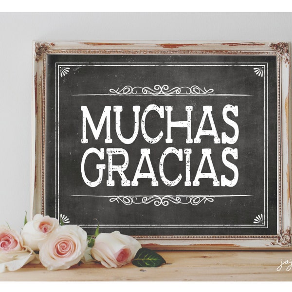 Muchas Gracias - Etsy