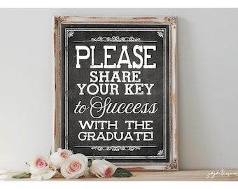 Instant 'share Your Key to Success' Printable | Etsy Australia