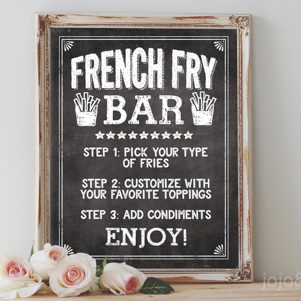 French Chalkboard Etsy