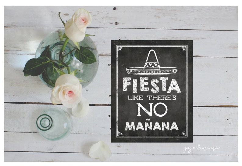 Instant 'FIESTA like there's no manana' Printable | Etsy