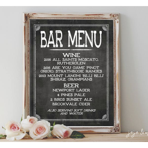 Wine Chalkboard - Etsy