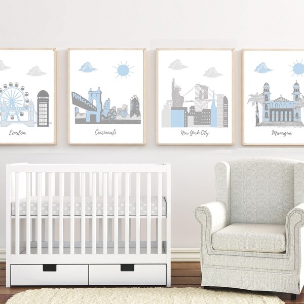 New York Theme Wall Art Etsy