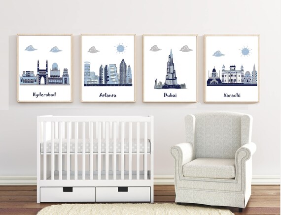 travel theme nursery decor