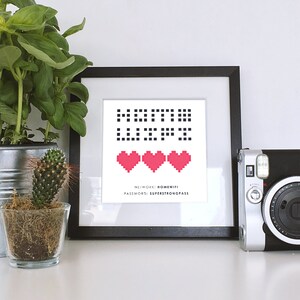 Personalised WIFI password sign | DIGITAL DOWNLOAD | WiFi Sign | Home Wifi | Password Sign
