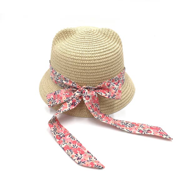 Chapeau de paille liberty wiltshire pois de senteur