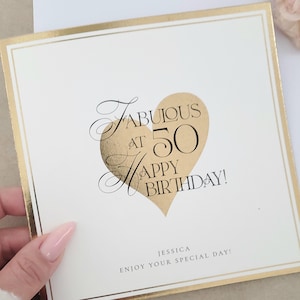 Carte d'anniversaire importante, carte de joyeux anniversaire personnalisée pour 30, 40, 50, 60, 70, 80, anniversaire, n'importe quel âge, carte d'anniversaire personnalisée, fabuleuse