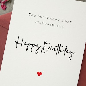 Fabelhafte Geburtstagskarte, alles Gute zum Geburtstagskarte für Mutter, Frau, Tochter oder Freund, Geburtstagskarte jedes Alters, für Sie, 40., 50., 30. Geburtstag