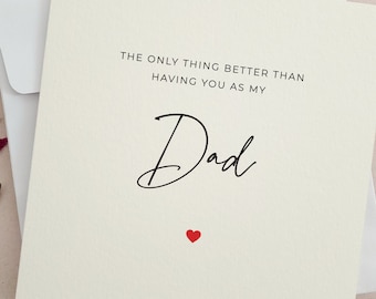 Godfather Pregnancy Announcement Card: Elegant Grandpa-To-Be Card