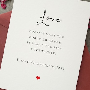 Carte de Saint-Valentin, carte de Saint-Valentin heureuse, jolie carte romantique pour mari, femme, carte de Saint-Valentin pour lui, elle, carte de Saint-Valentin amour