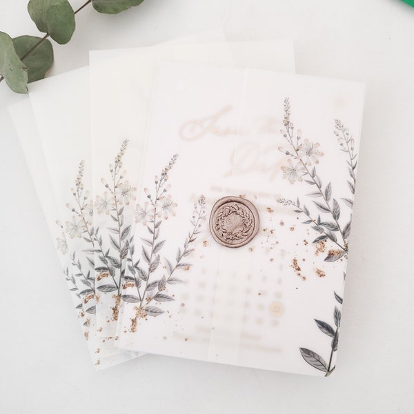 150 Bandes De Ceinture En Vélin Blanc Pour Invitations Mariage - 31x4cm - Idéal Pour 12,7x17,78cm Et 10,16x15,24cm