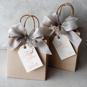 Gepersonaliseerde folielabels bedankje, elegante custom labels voor huwelijkscadeaus