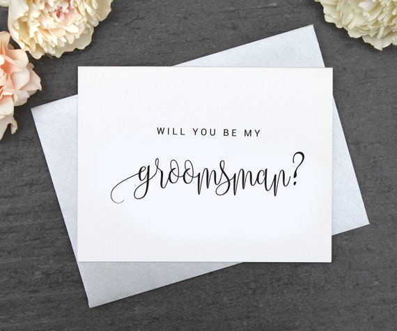 Best man Proposal Groomsman proposal Card Man of honor Scratch off Card Will you be my Groomsman Best Man Card Bridesman Card
