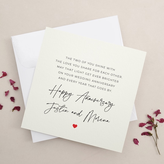 Biglietto Perle Biglietto Auguri Anniversario Matrimonio PICCADILLY - Con Perle, Dimensioni 20,3 X 15,2 Cm Biglietto Perle Elegante - Foto 4