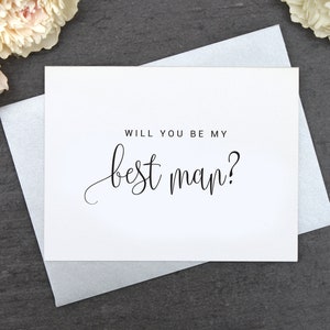 Carte de meilleur homme, serez-vous mon meilleur homme ? Carte de proposition du meilleur homme, carte-cadeau du meilleur homme, demande de meilleur homme, carte de votre meilleur homme