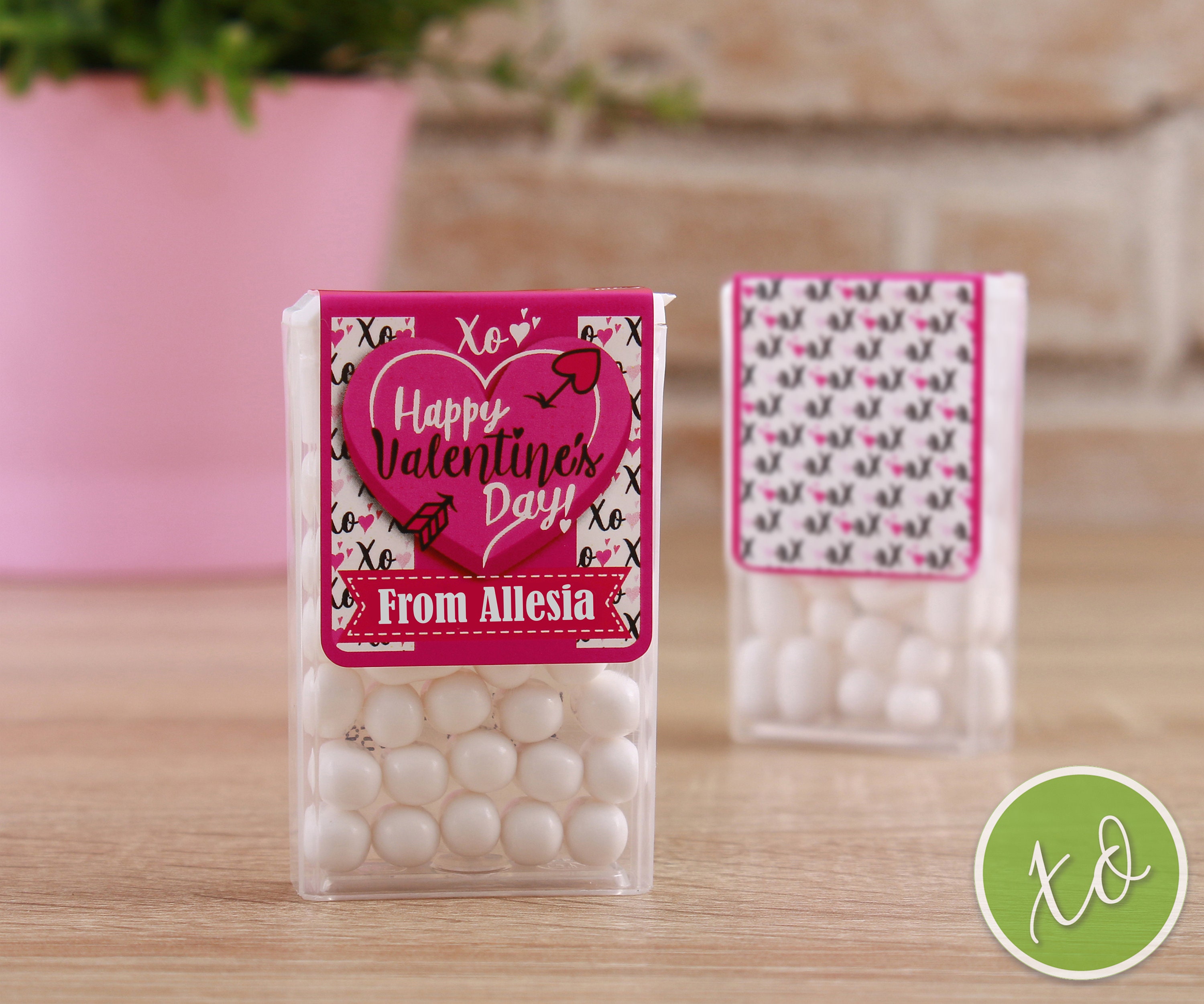 Valentine Stickers for Kids, Popcorn Valentine Treat Stickers, Poppin By to  Wish you a Happy Valentines Day