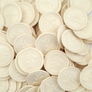 Parelmoer Opaal Wax Seal Stickers, Zelfklevende Envelop Wax Seals met Bloemenstempel voor Save the date, Huwelijksuitnodigingen, Botanische zegel