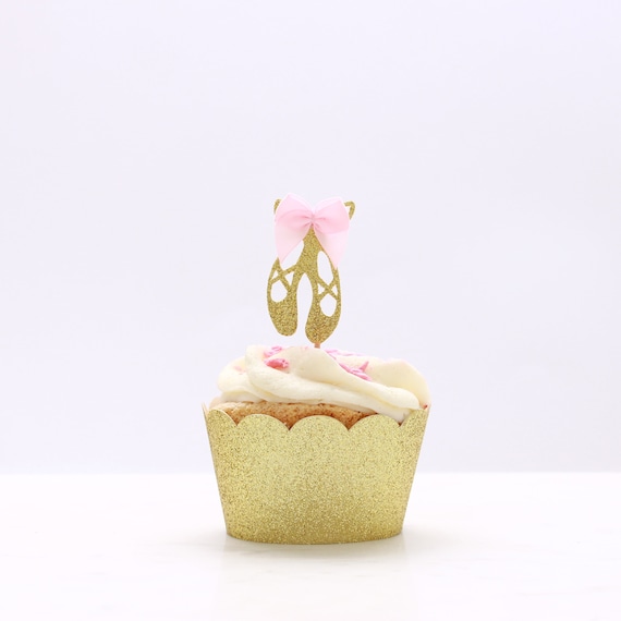 Ballerina Cupcake Toppers Ballerina Schoenen Ballerina
