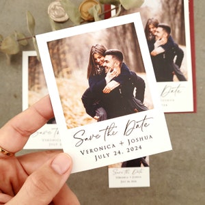 Save the Date Magnet Photo for Wedding Inivitations, Custom Personalized Save our Date Fridge Wedding Magnets - Small, Medium, Large Magnets
