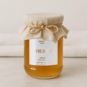 Custom Candle Labels: Gold Foil, Clear or White Vinyl Stickers image 5