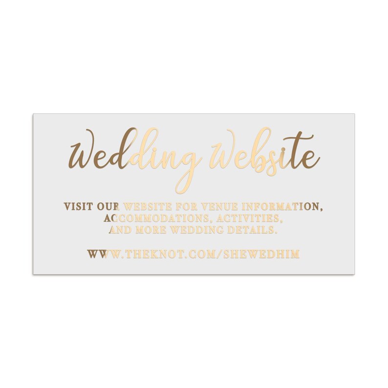 Wedding website