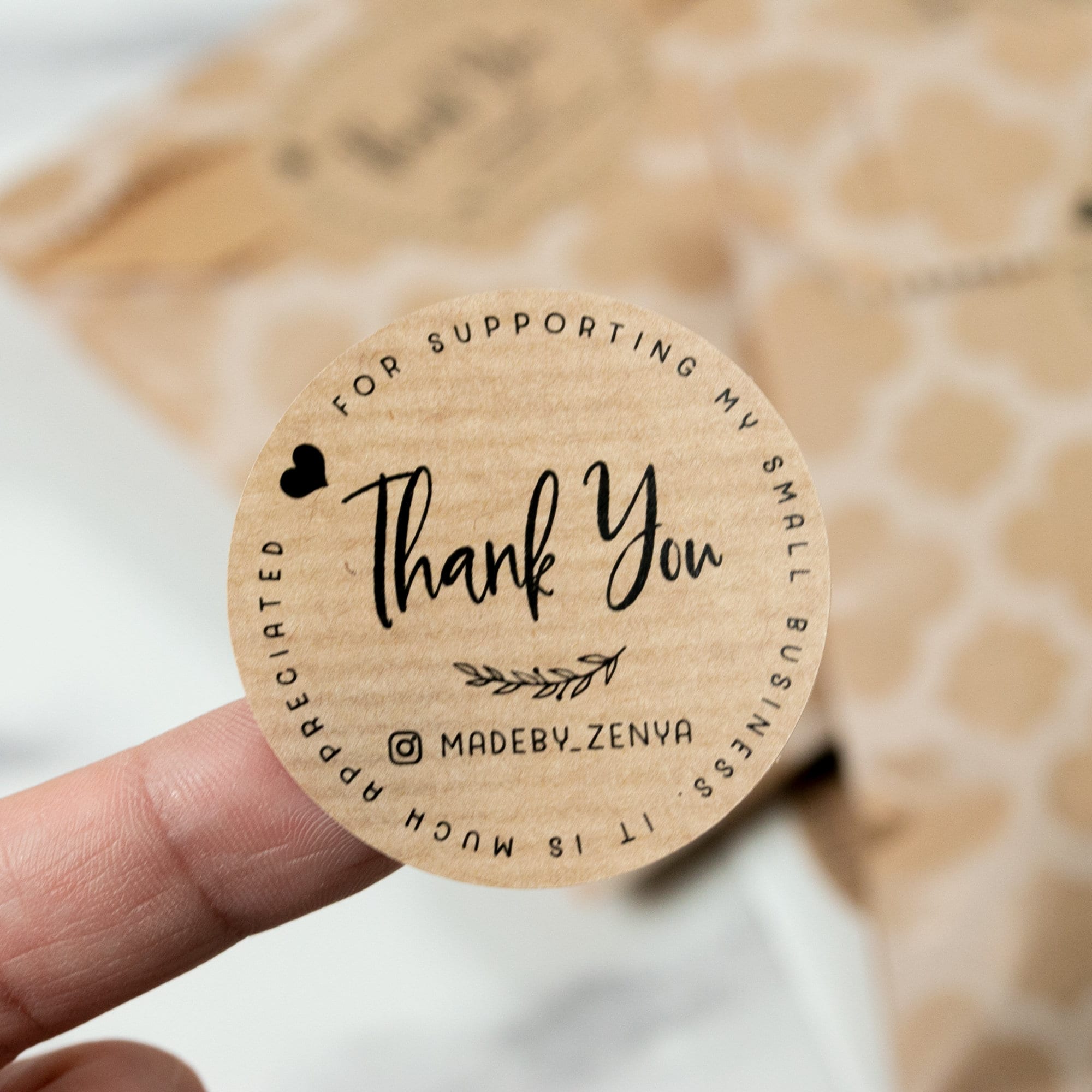 Wholesale 500 Handmade Kraft Paper Round Labels For Candy, Dragee Bags,  Gift Boxes, Weddings, And Thanks Circle Sticker Labels From Shelly_2020,  $1.72