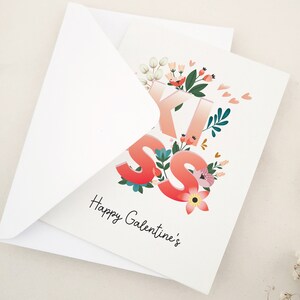 Galentines Day Card, Happy Galentine's Day Card, Valentines Card for Best Friends, Sister, Bestie, Galantines Day Gifts, Valentines Gifts image 2